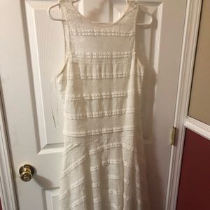 White Aline Sleeveless Dress